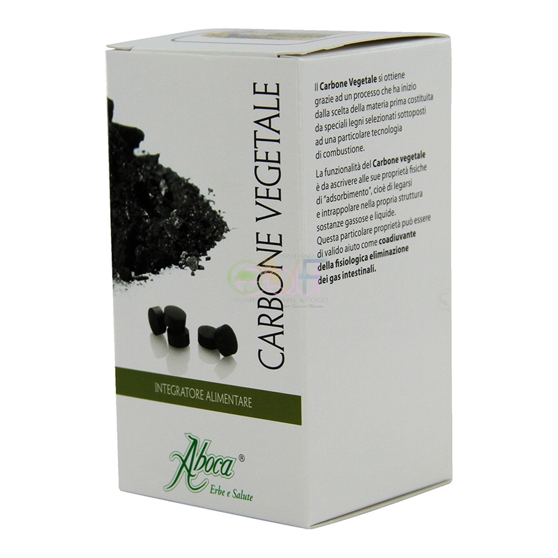 Aboca Linea Intestino Sano Carbone Vegetale Integratore Alimentare 90 Compresse