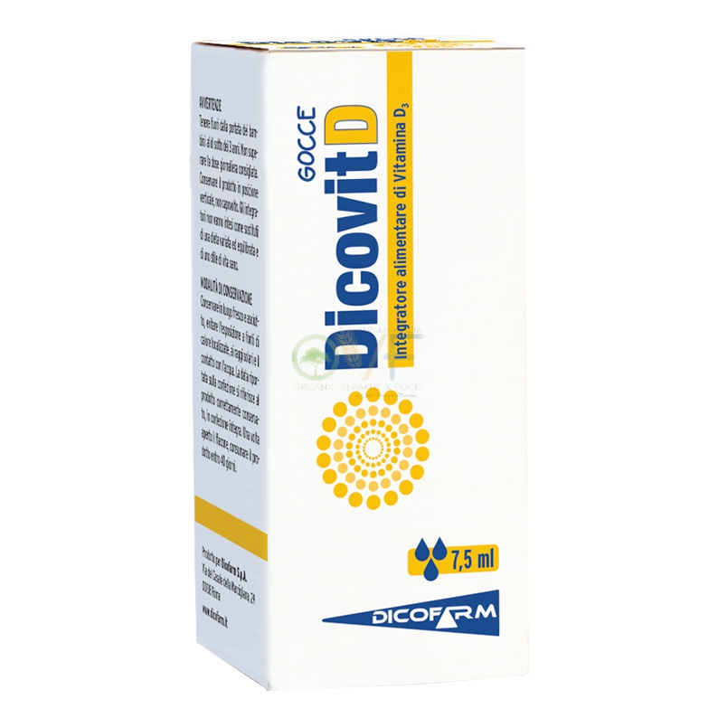 Dicofarm Linea Vitamine e Minerali Dicovit D Integratore Alimentare 7,5 ml
