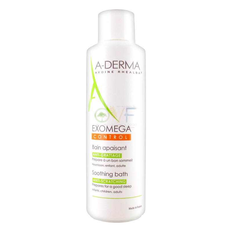 A-Derma Linea Exomega Pelli Secche Control Bagno Lenitivo Anti-Prurito 250 ml