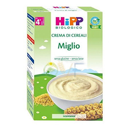 HiPP Linea Svezzamento Bio Crema di Cereali Miglio Vitamina B1 da 4 Mesi 200 g