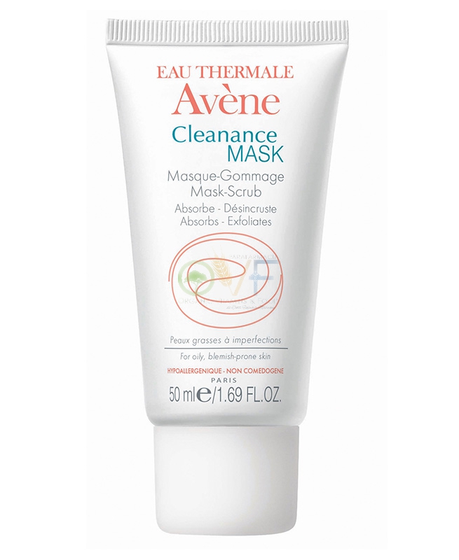 Avene Linea Cleanance Pelli Grasse e Impure Maschera Purificante Levigante 50 ml