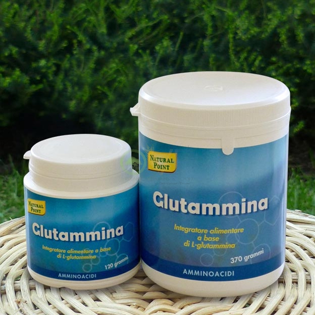 Natural Point Linea Amminoacidi Sport Glutammina Integratore Alimentare 120 g