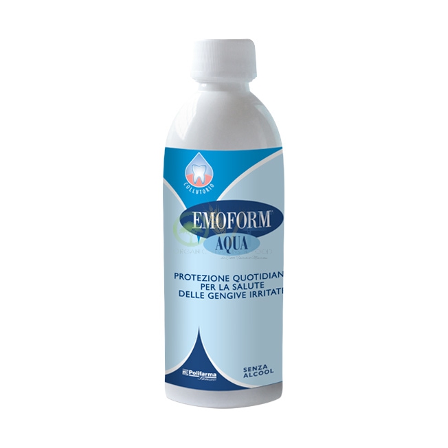 Polifarma Linea Igiene Dentale Quotidiana Aqua Emoform Collutorio 300 ml