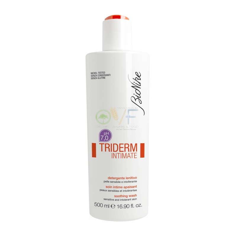 BioNike Linea Triderm Pelli Sensibili Intimate Detergente Intimo Lenitivo 500 ml