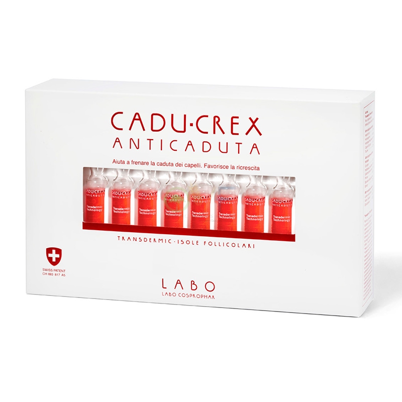 Crescina Linea Cadu-Crex MPS Caduta Grave Capelli Uomo 20 Fiale 3,5 ml