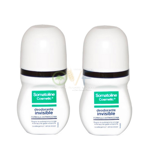 Somatoline Cosmetic Linea Corpo Deodorante Invisibile Roll-on 2x50 ml