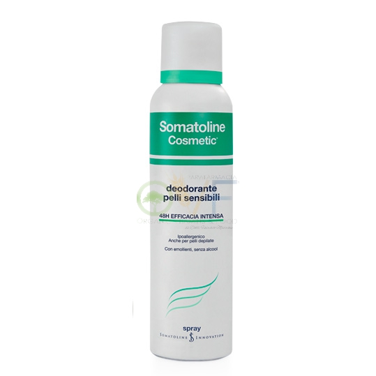 Somatoline Cosmetic Linea Deodorante Pelli Sensibili Spray 150 ml Offerta Spec