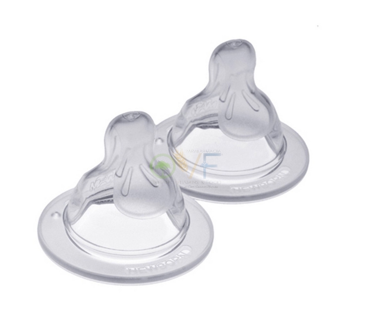 MAM Linea Benessere Bambini Tettarella 2 Pezzi 0+ Mesi Misura 1