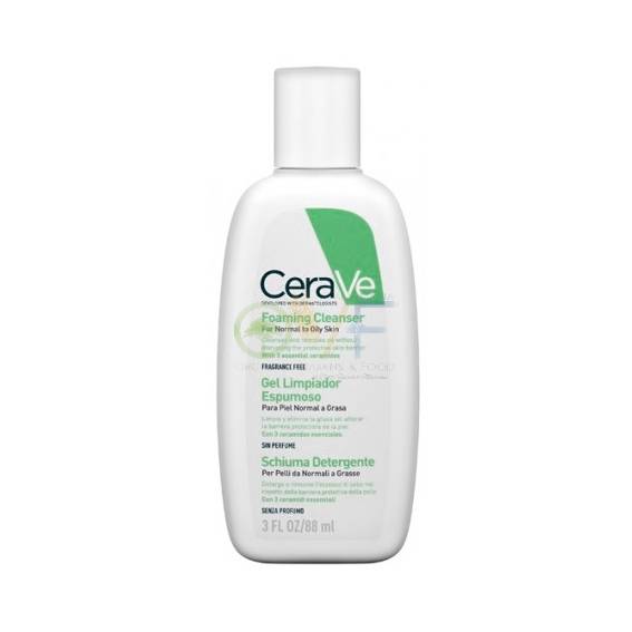 CeraVe Linea Detersione Viso Foaming Cleanser Schiuma Detergente 88 ml