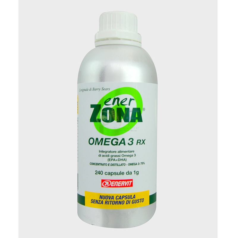 Enerzona Linea Integratori Omega3 Rx Acidi Grassi EPA DHA 240 Capsule da 1 g