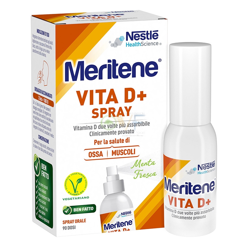 Nestl Linea Vitamine e Minerali Meritene Vita D+ Integratore Alimentare Spray
