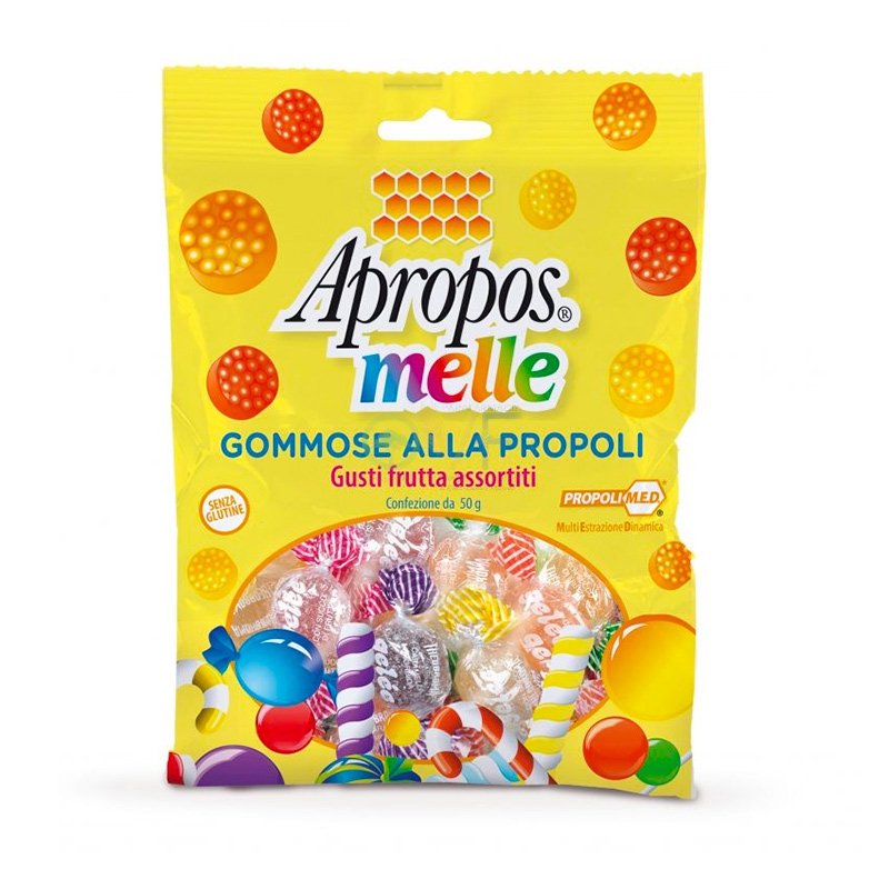 Apropos Linea Protezione Inverno Melle Caramelle Gommose Propoli Frutti Mix 50 g