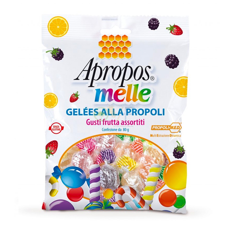 Apropos Linea Protezione Inverno Melle Caramelle Gelee Propoli Frutti Misti 80 g