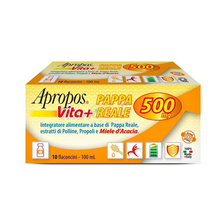 Apropos Linea Protezione Inverno Vita+ Pappa Reale 500 Integratore 10 Flaconcini