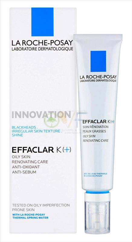 La Roche Posay Linea Pelli Grasse Effaclar K+ Crema Rinnovatrice Anti-Sebo 40 ml