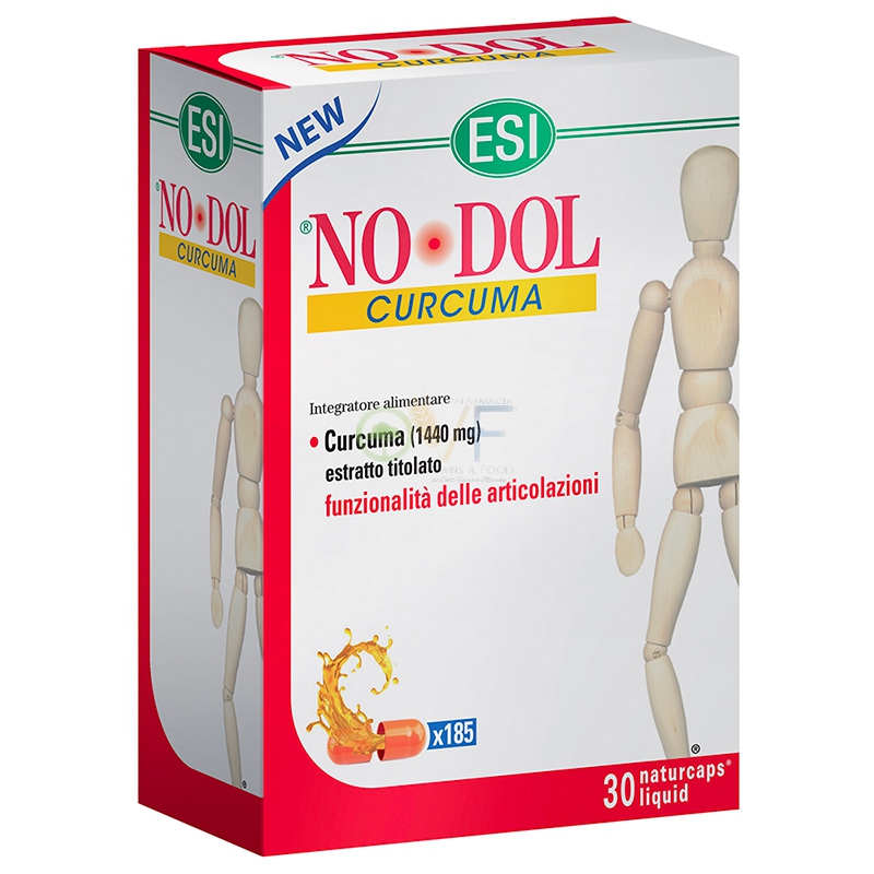 No Dol Linea Articolazioni Sane Curcuma Integratore Alimentare 60 Capsule