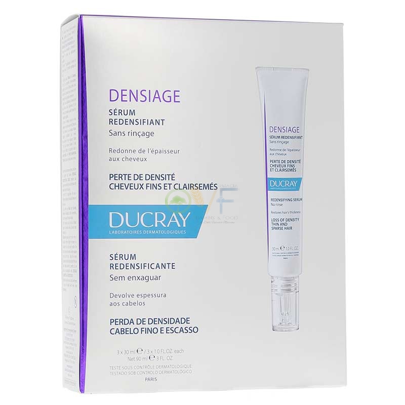 Ducray Linea Antiage Capelli Densiage Rinforzante Siero Ridensificante 3x30 ml