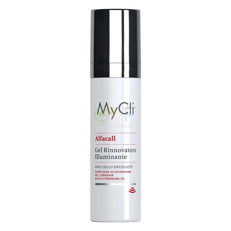 MyCli Linea Alfacall Gel Rinnovatore Illuminante Viso Alfa-Idrossi Acidi 50 ml