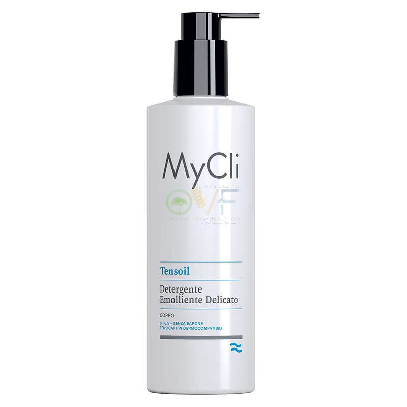 MyCli Linea Tensoil Detergente Idratante Emolliente Delicato Corpo e Mani 400 ml