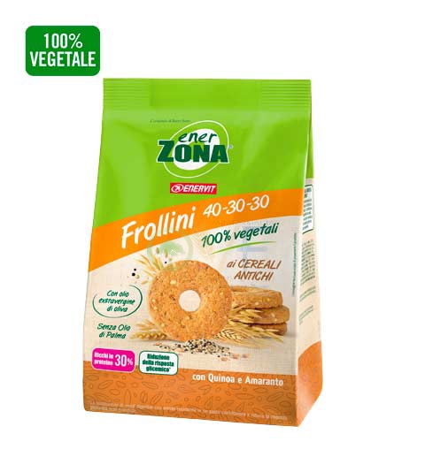 EnerZona Linea Alimentazione Dieta a ZONA Frollini 40-30-30 Cereali Antichi