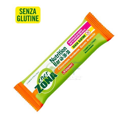 EnerZona Linea Alimentazione Dieta ZONA Nutrition 25 Barrette Cioccolato Arancia