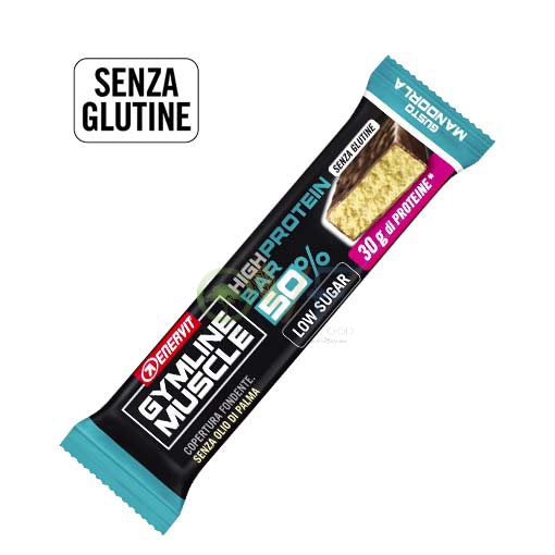 Enervit Sport Linea Gymline Muscle High Protein Bar 25 Barrette Mandorla