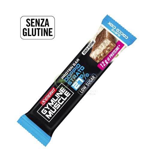 Enervit Sport Linea Gymline Muscle Protein Bar 28 Barrette Cocco-Ciok