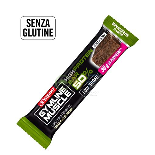 Enervit Sport Linea Gymline Muscle High Protein Bar 25 Barrette Brownie