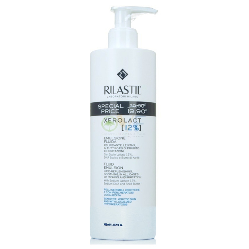 Rilastil Linea Xerolact Pelle Xerotica Emulsione Fluida 12% 400 ml Offerta Spec