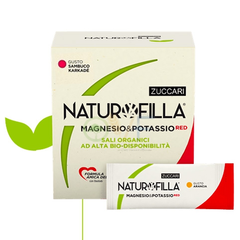 Zuccari Linea Naturofilla Red Magnesio Potassio Sali Organici 14 Stick Karkad