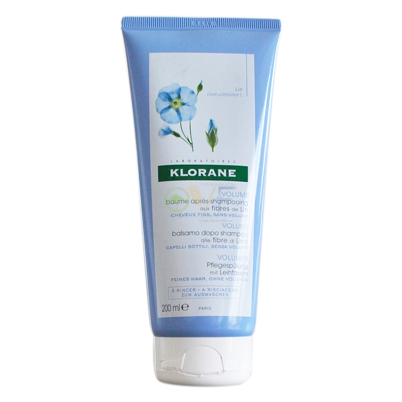 Klorane Capelli Linea Fibre di Lino Districante Volumizzante Balsamo 200 ml