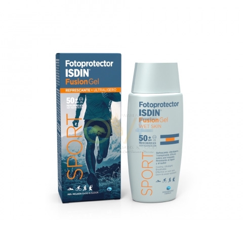 ISDIN Linea Solare SPF50+ Fotoprotector Fusion Gel Sport Cooling Effect 100 ml