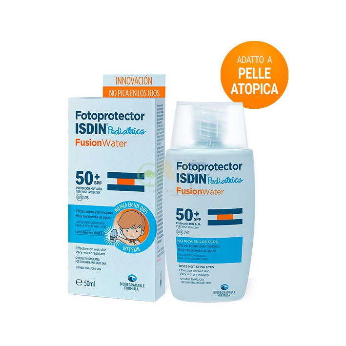 ISDIN Linea Solare SPF50+ Fotoprotector Pediatrics Fusion Water Bambini 50 ml