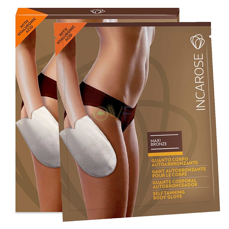 Incarose Linea Autoabbronzante Maxi Bronze 1 Guanto Corpo Monouso