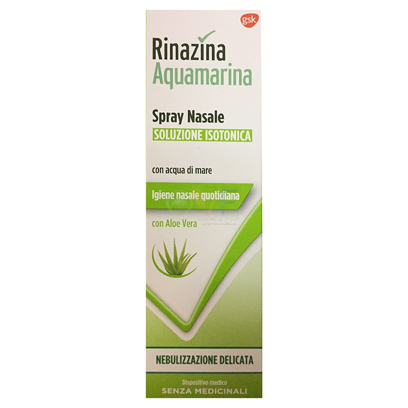 Gsk Linea Dispositivi Medici Rinazina Aquamarina Aloe Isotonica Spray Delicato
