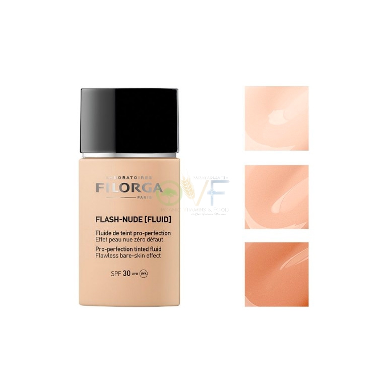 Filorga Linea Make-up Viso Flash-Nude Fluid Fluido Colorato 30 ml 01 Med Light