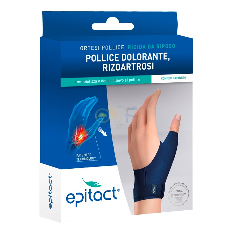 Epitact Linea Dispositivi Medici Ortesi Pollice Rigida da Riposo Sinistra L