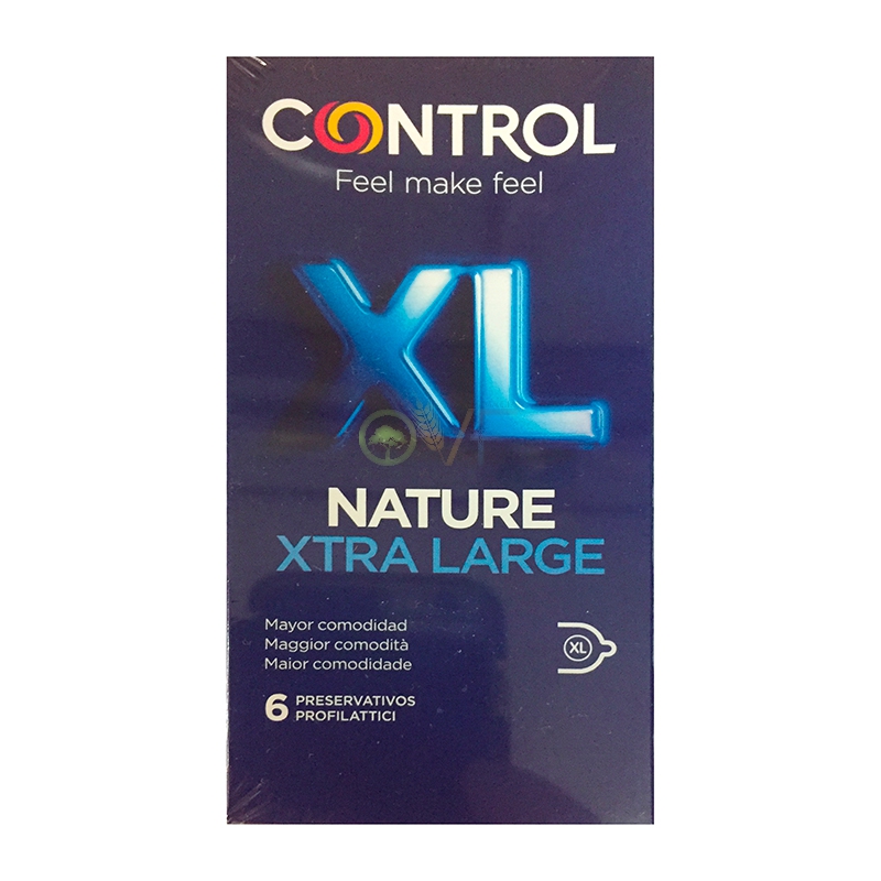 Control Linea Contraccezione Protezione Nature Piacere Naturale 6Profilattici XL