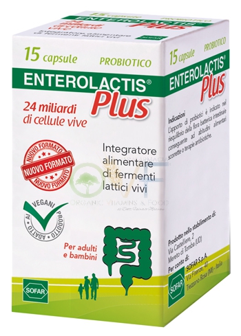 Sofar Linea Intestino Sano Enterolactis Integratore Fermenti Lattici 15 Capsule