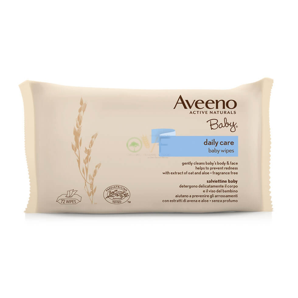 Aveeno Linea Baby Daily Care Salviettine 72 pezzi