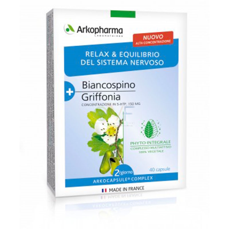 Arkocapsule Linea Sonno e Stress Complex Relax e Equilibrio Sistema Nervoso