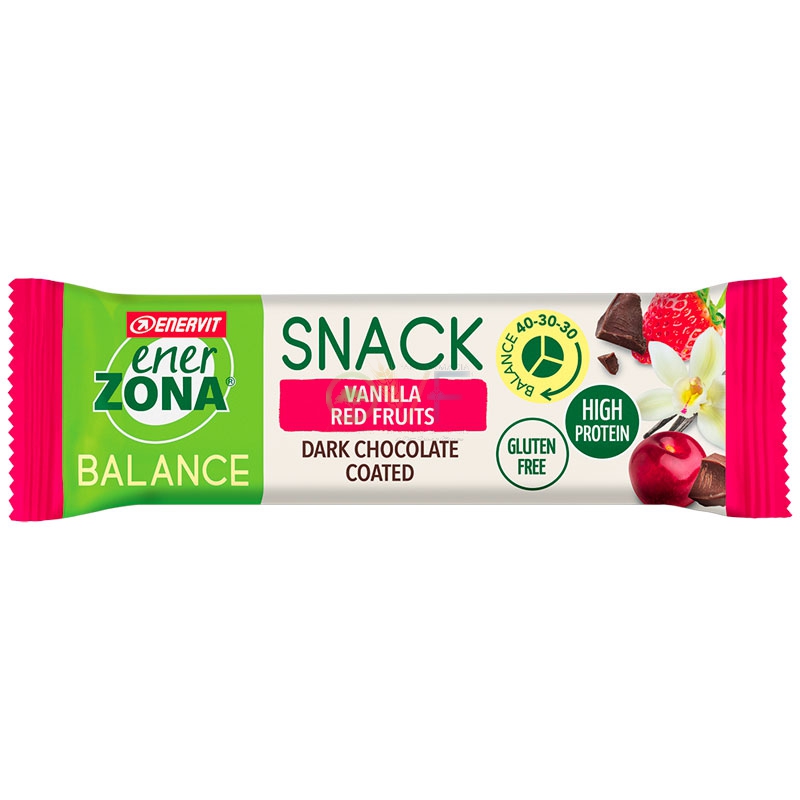 EnerZona Linea Snack e Spuntini Snack Balance Vanilla Red Fruits 33 g