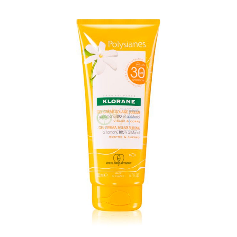 Klorane Linea Polysianes Gel-Crema Solar SPF 30 200 ml