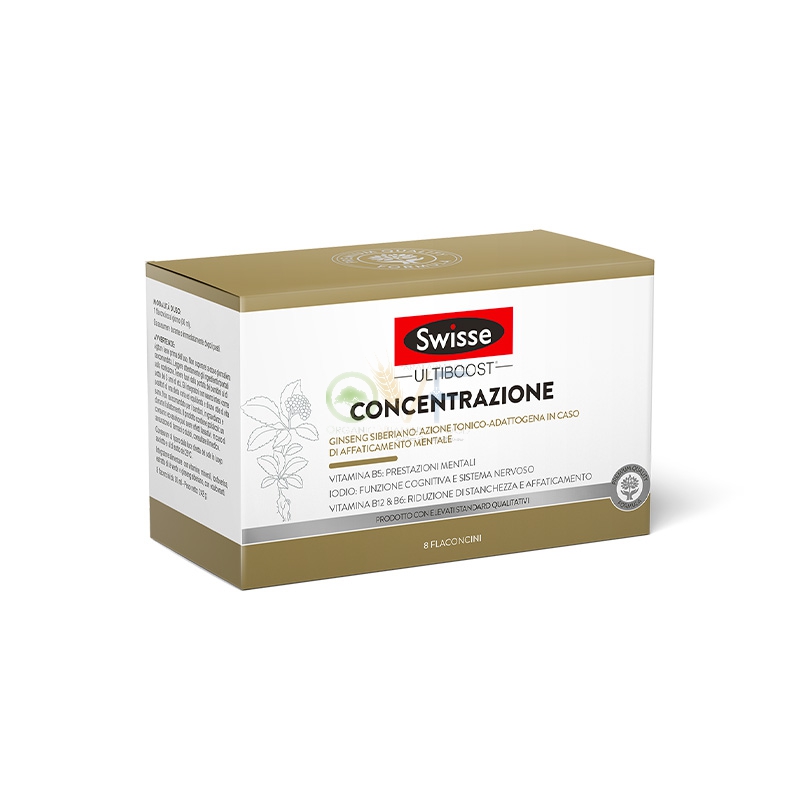 Swisse Linea Mente Concentrazione 8 Flaconcini
