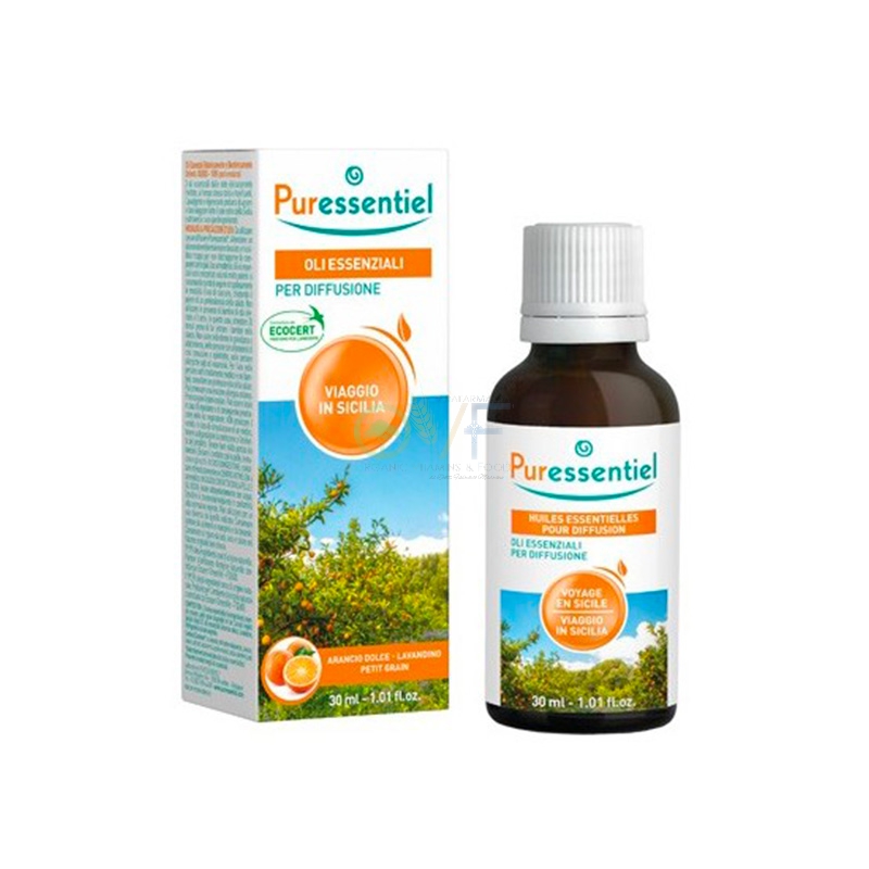 Puressentiel Linea Diffusione Oli Essenziali Viaggio in Sicilia 30 ml