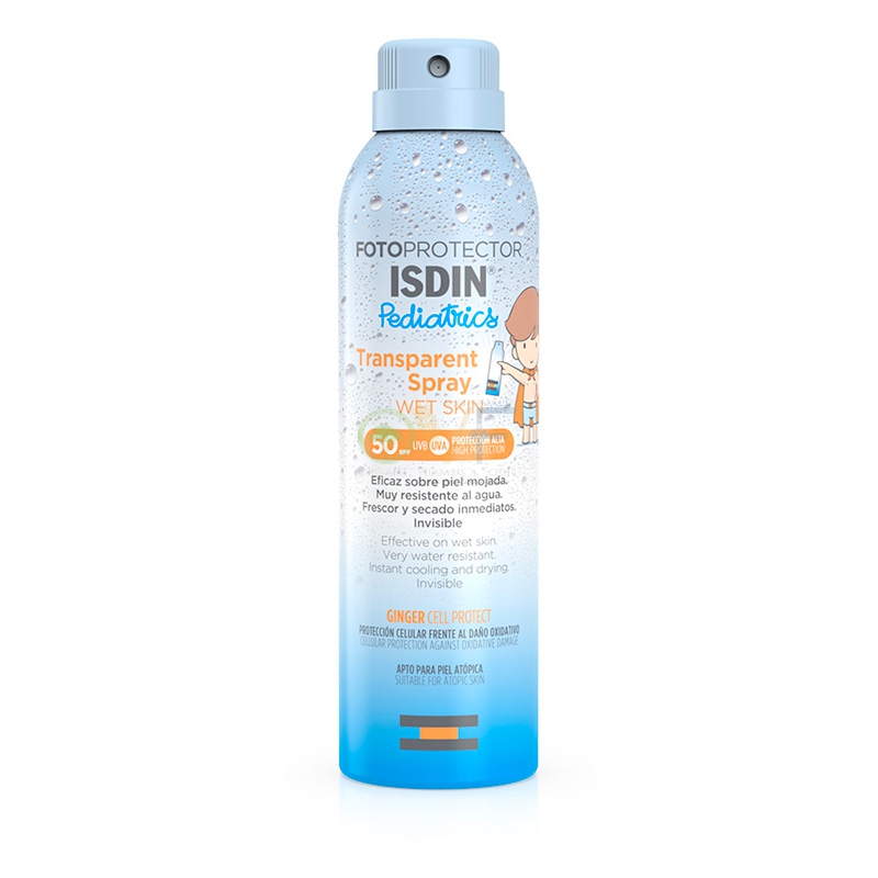 ISDIN Linea Fotoprotector ISDIN Transparent Spray Wet Skin Ped SPF 50 250 ml