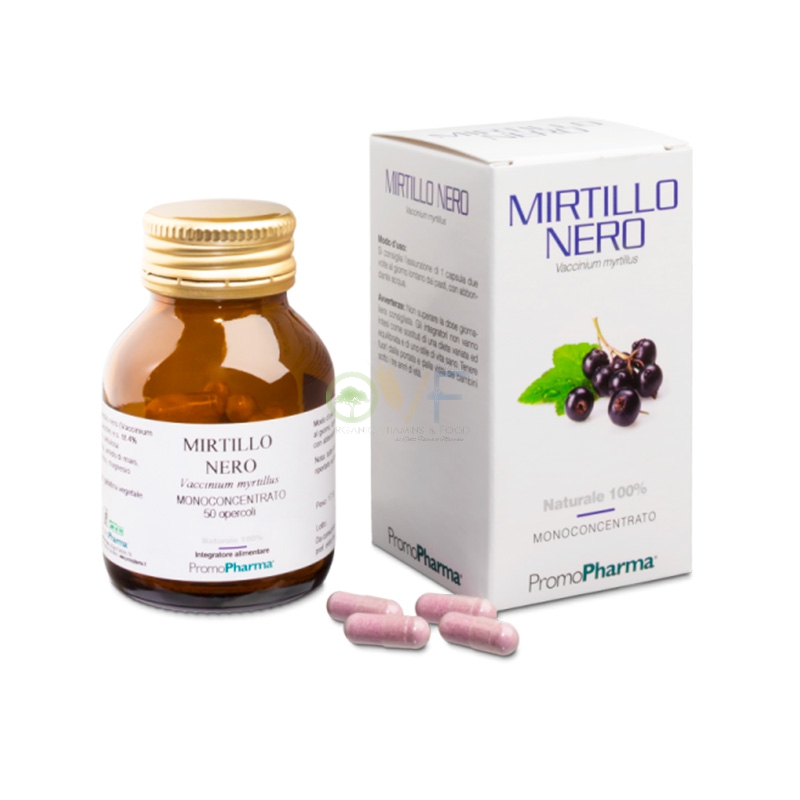 Promopharma Linea Monoconcentrati Mirtillo Nero 50 capsule