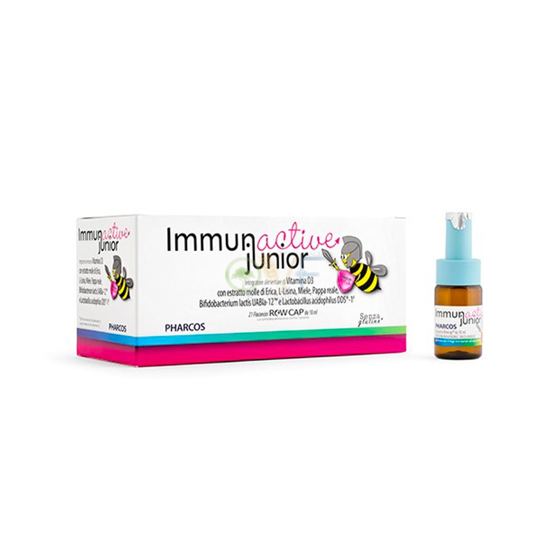 Pharcos Immunactive Junior Integratore Alimentare 21 flaconcini