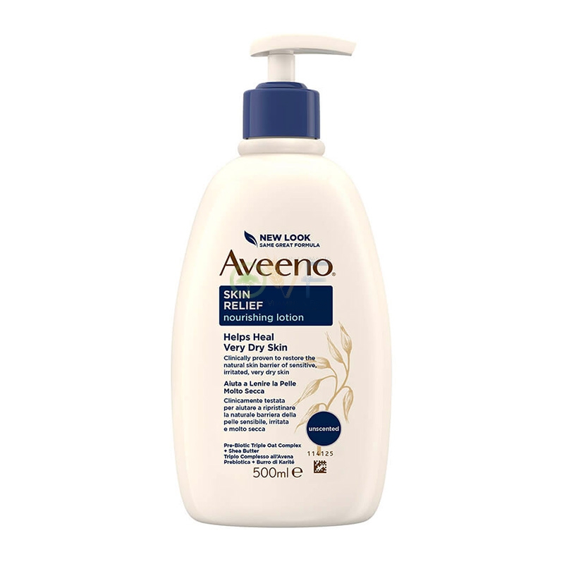 Aveeno Linea Corpo Skin Relief Crema Nutriente Lenitiva 500 ml