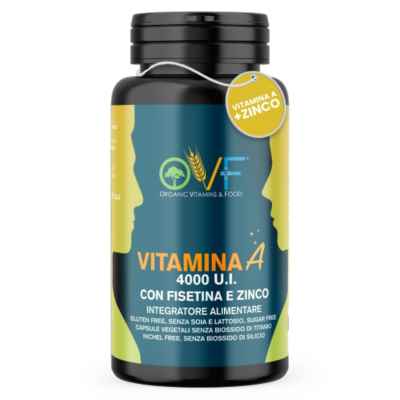 Ovf Vitamina A 4000 U.I. con FISETINA E ZINCO 60 cps
